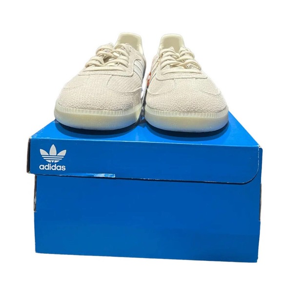 Adidas Samba OG Men Casual Retro Shoe Wonder White Athletic Sneaker - Picture 3 of 11